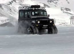 Land rover con orugas